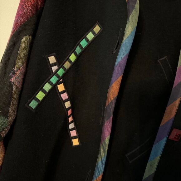 Vintage Lynn Murray Jacket Women’s Retro Artsy Tapestry Wool blend size 6 - Picture 5 of 16